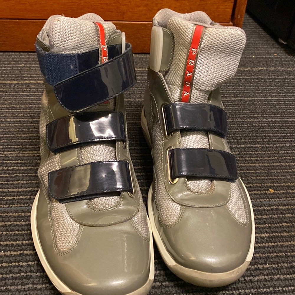 Mens Prada American Cup High tops